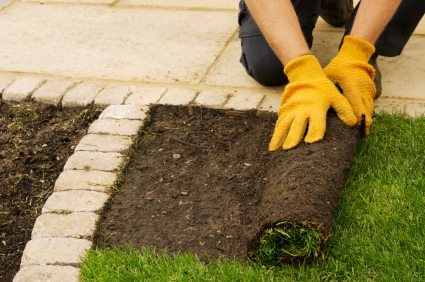 Lawn installation in Crestwood, MO by PPM Properties LLC.